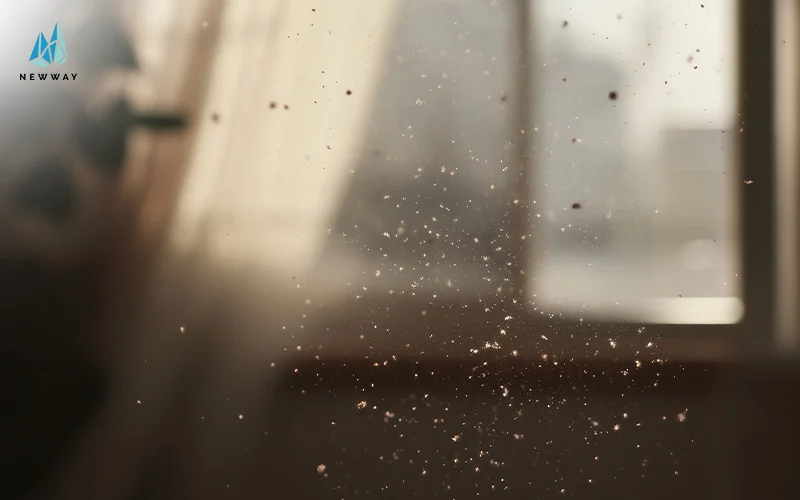 An illustration of dust in the air